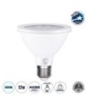 GLOBOSTAR® SPOTPAR 60084 Σποτ E27 PAR30 LED 12W 1200lm 36° AC 220-240V IP20 Ψυχρό Λευκό 6000K - Μ9.5 x Π9.5 x Υ9.5cm - 3 Χρόνια Εγγύηση